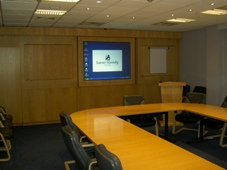 Exeter Friendly Bespoke Boardroom Installation
