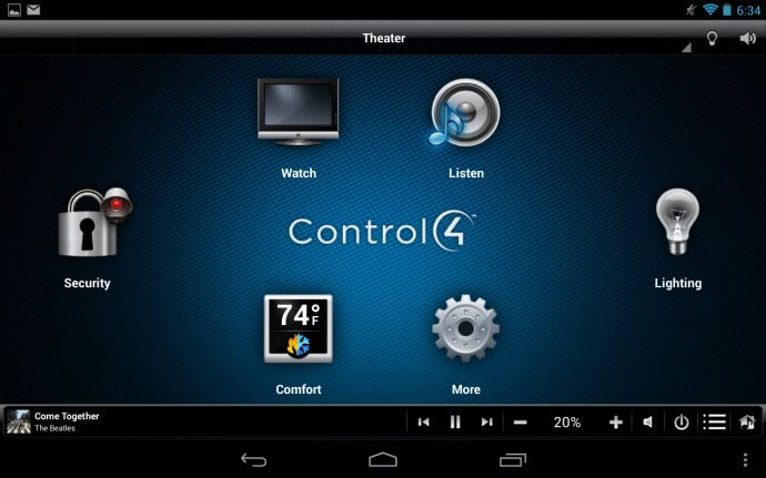 Control4 The Control4 Interface