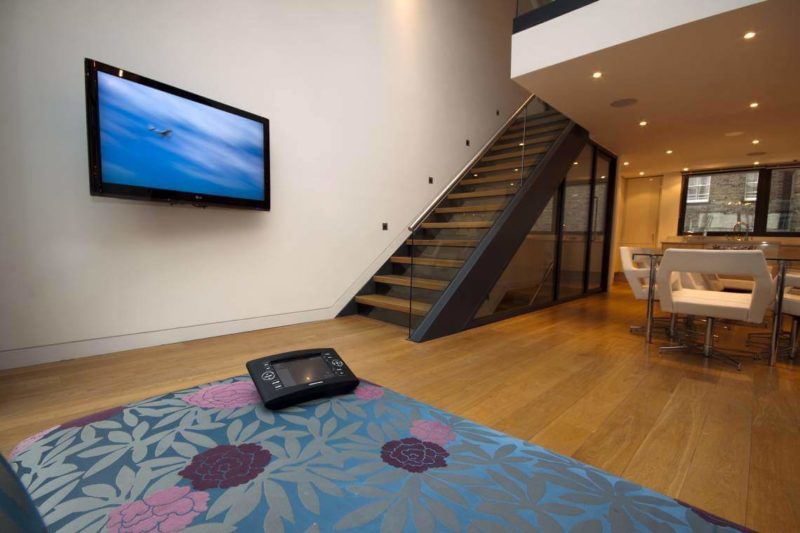 Crestron Video Distribution and Control Crestron Installation NW1 Sitting Room 800x533 - Crestron Video Distribution and Control