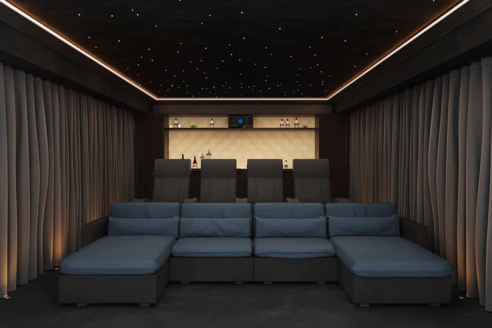 A Guide To Home Cinema Lighting Design By Custom Controls