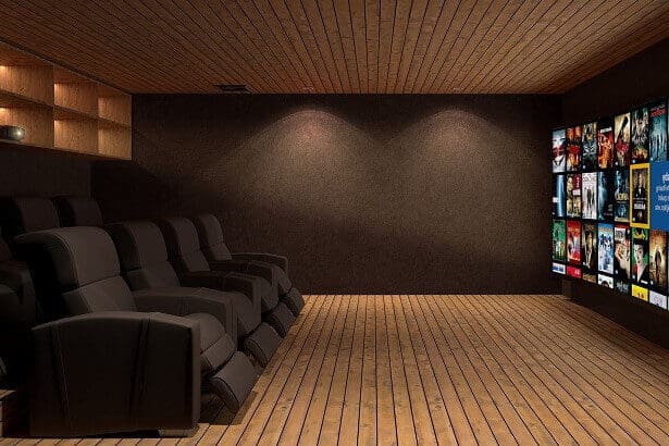 home cinema room megeve