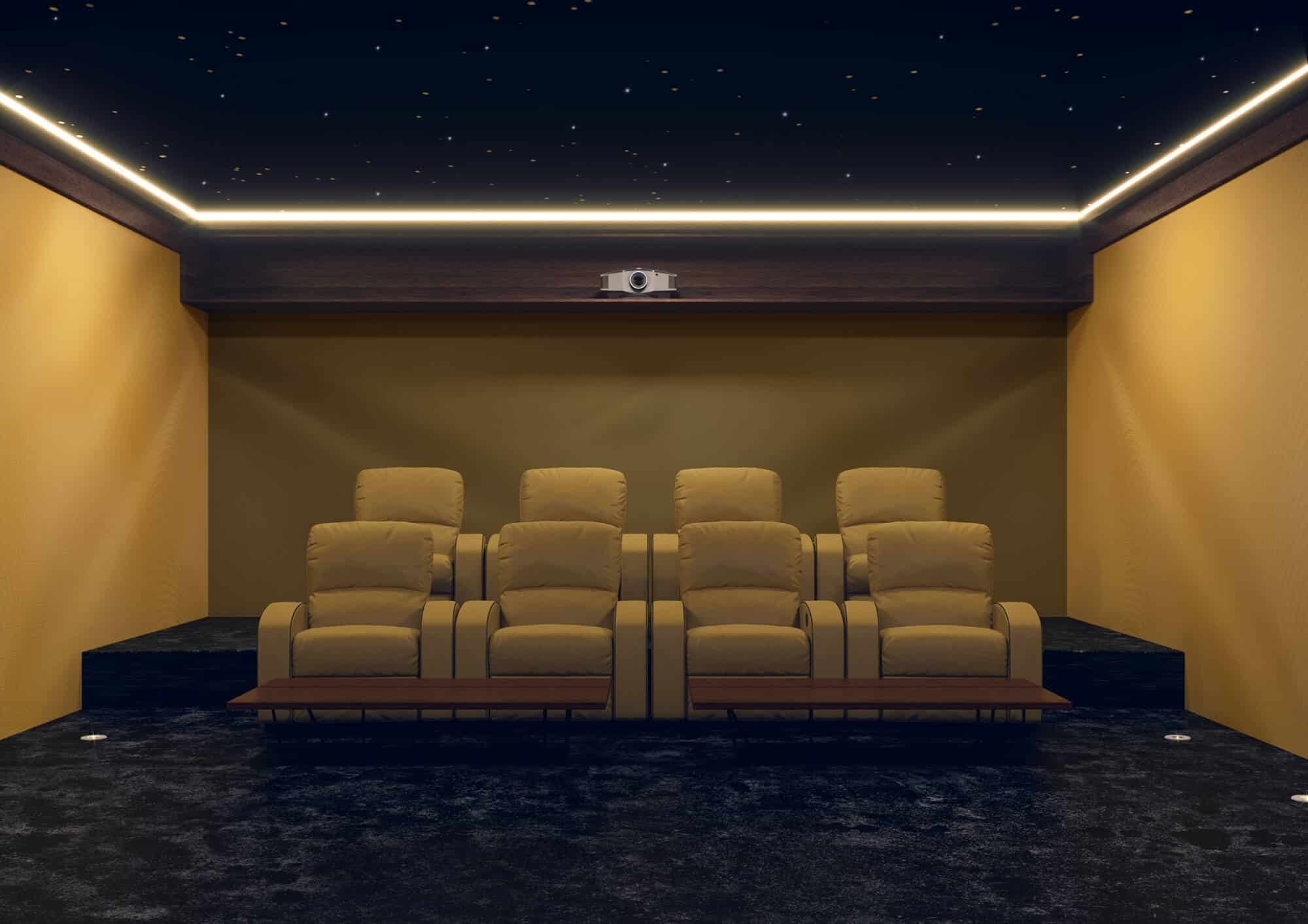 Case Study A Stunning Home Theatre Room in Dubai!