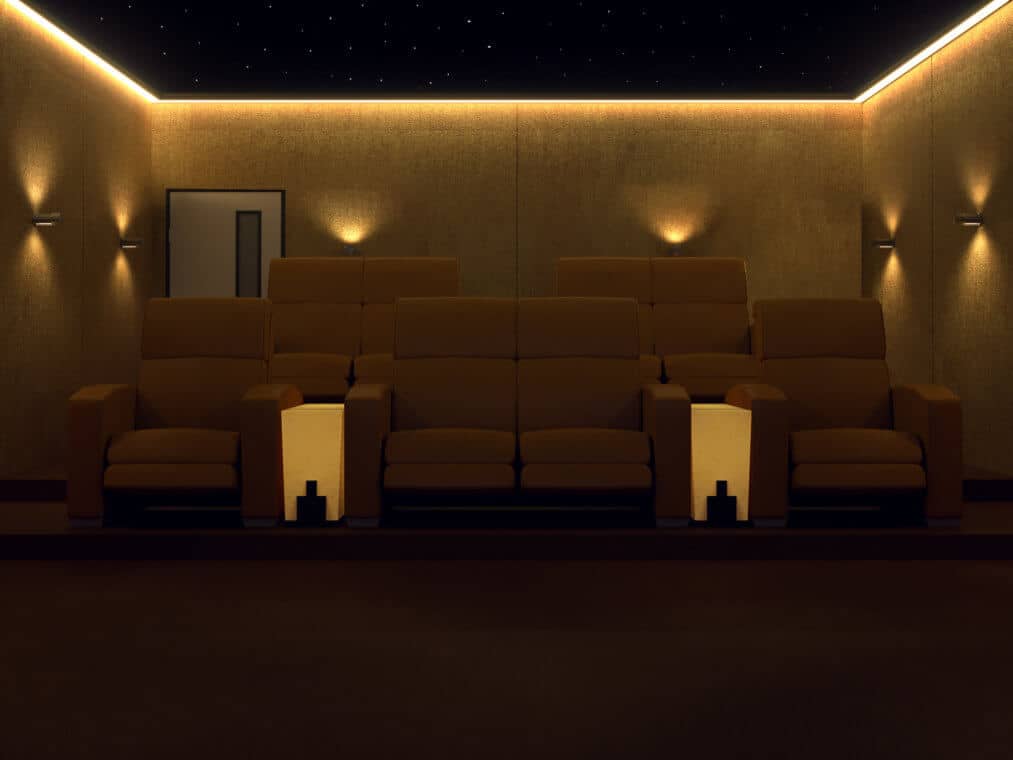 Bespoke Home Cinema Room London - Seating