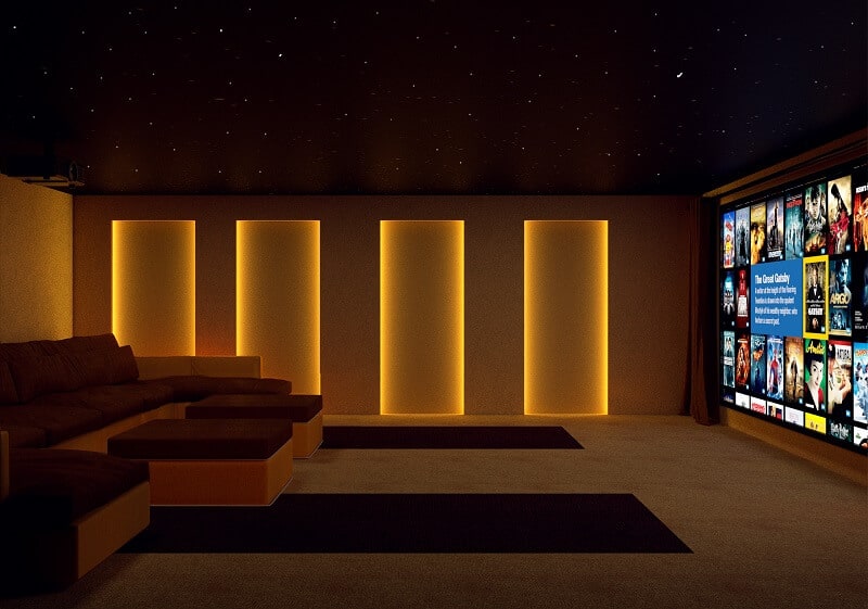 Converting An Unused Double Garage In To A Home Cinema Room