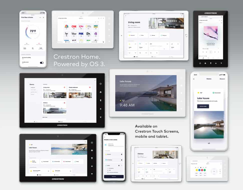 Crestron Home OS 3 Interfaces Crestron Home OS 3 Interfaces