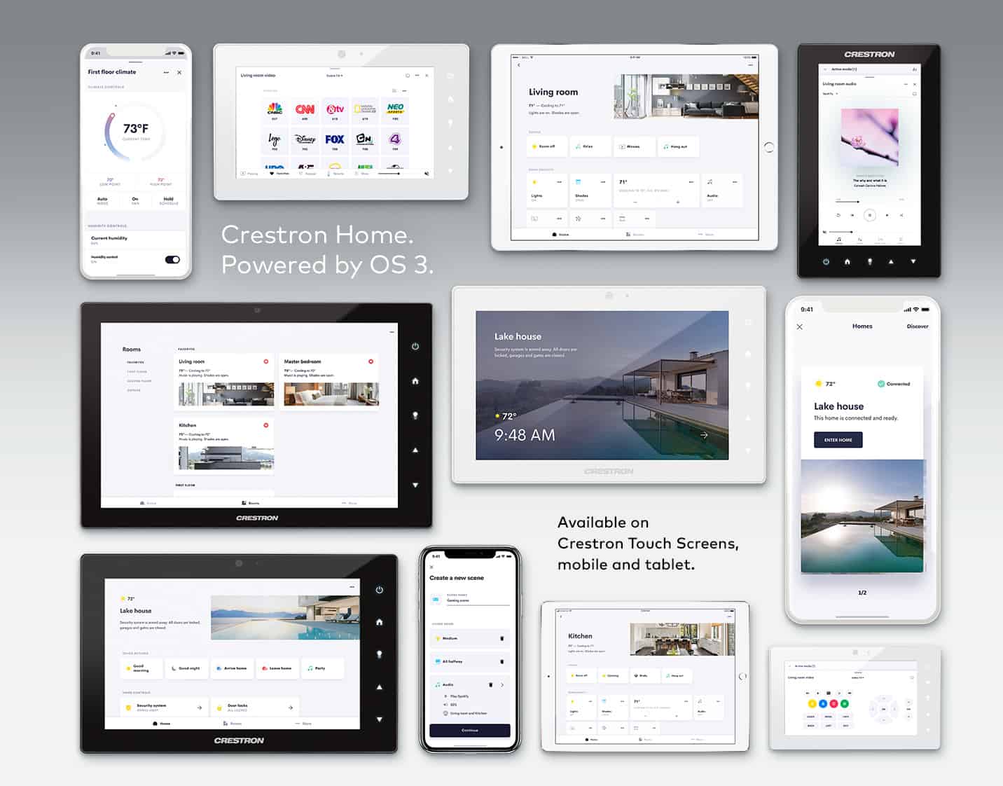 Crestron Home OS 3 Interfaces Crestron Home OS 3 Interfaces