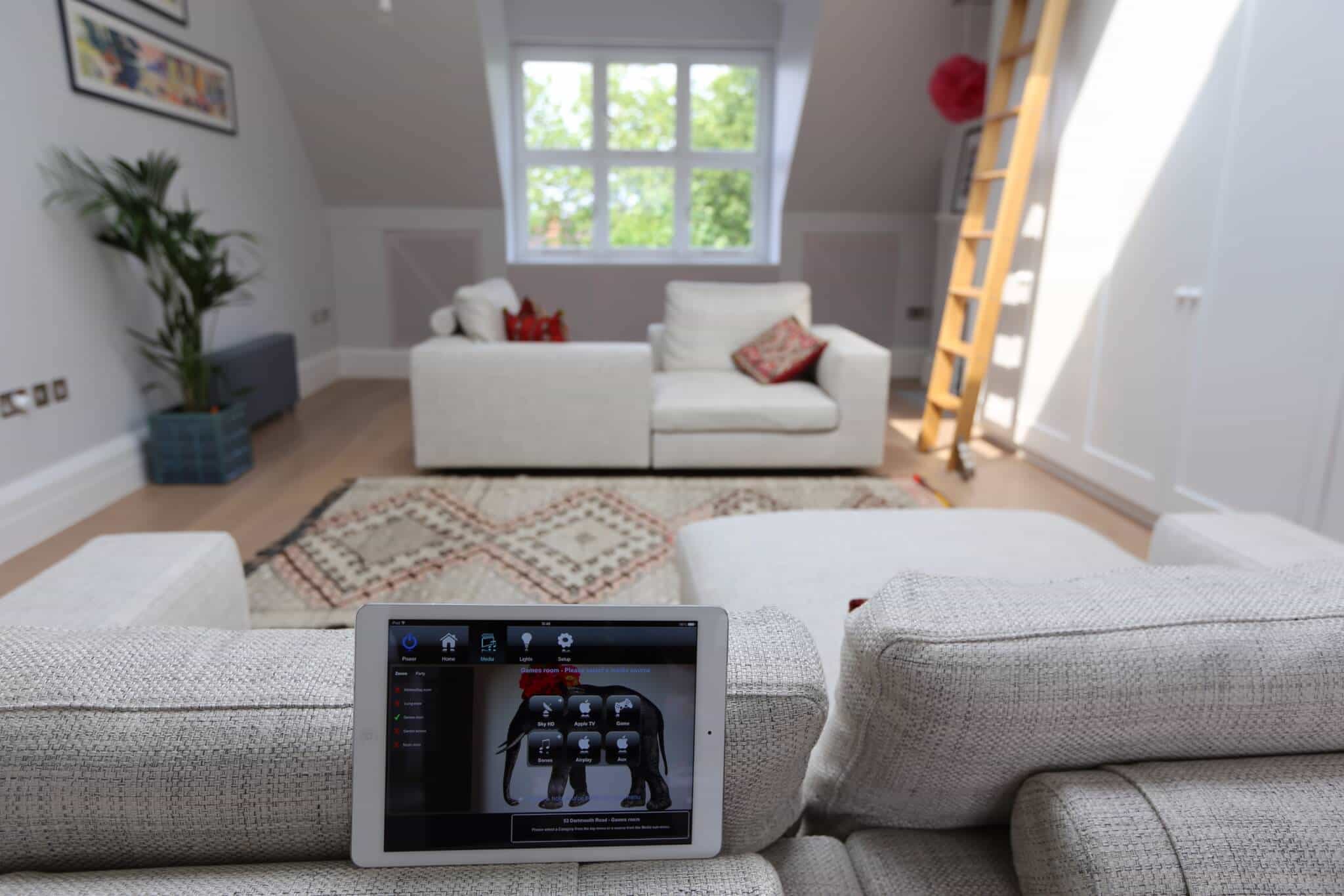 Attic Home Cinema Room, Hampstead