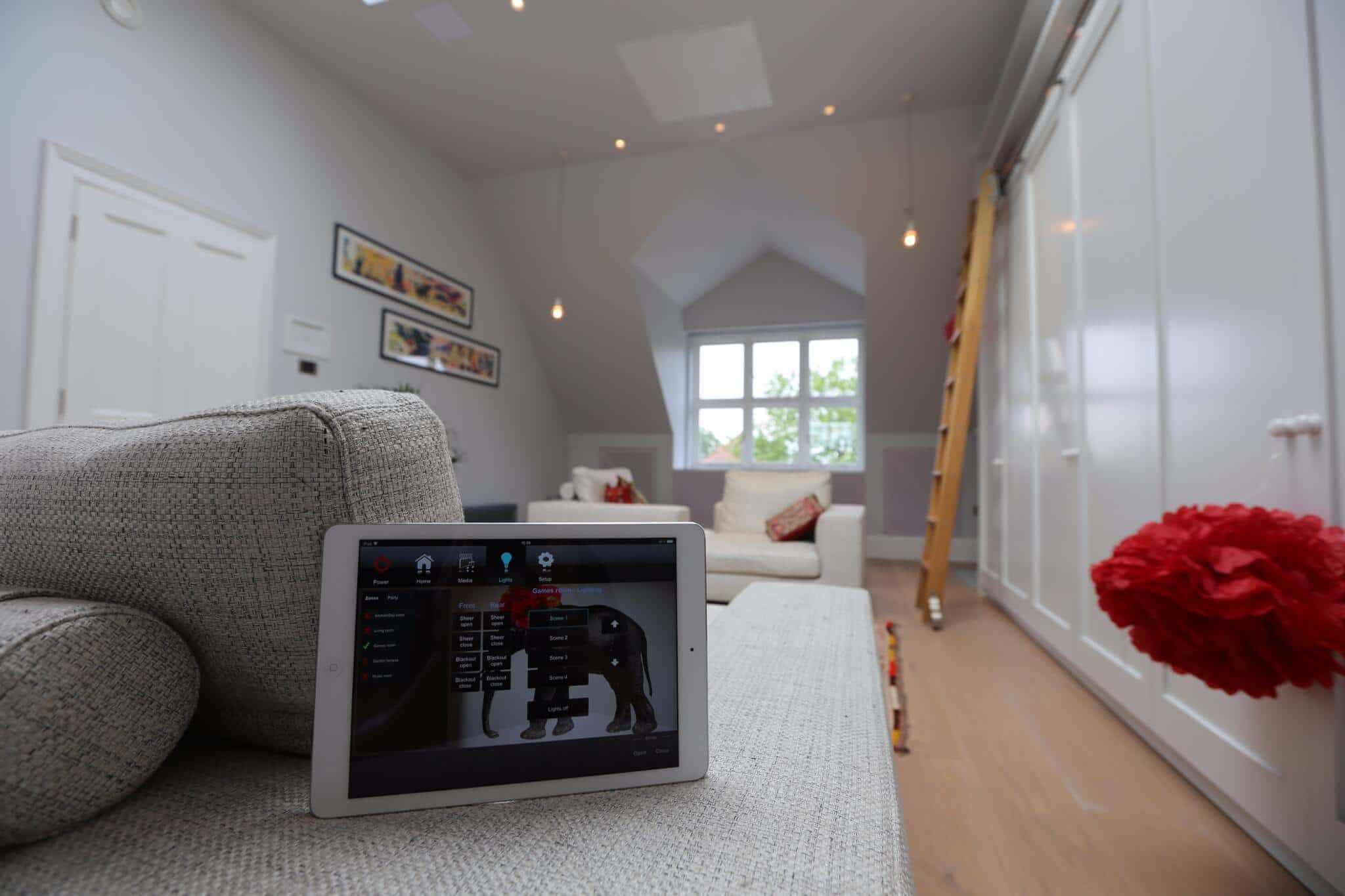 Attic Home Cinema Lighting Control