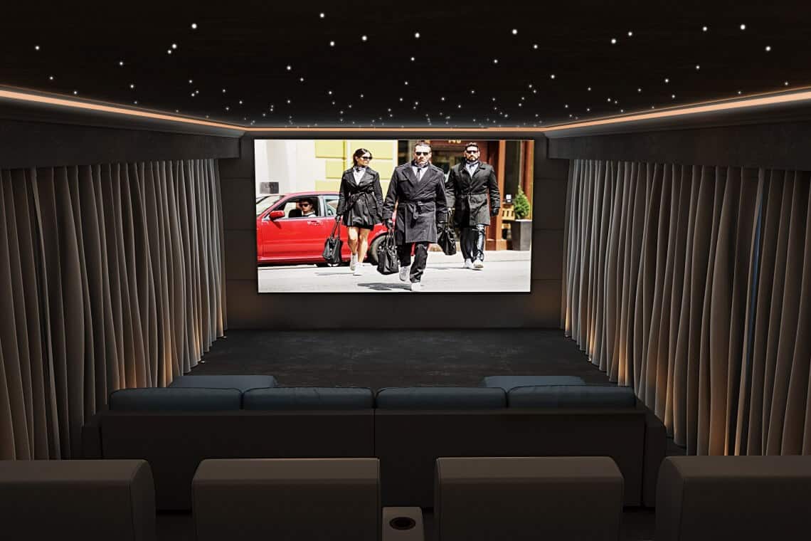 Cheshire Home Cinema Installation Front View