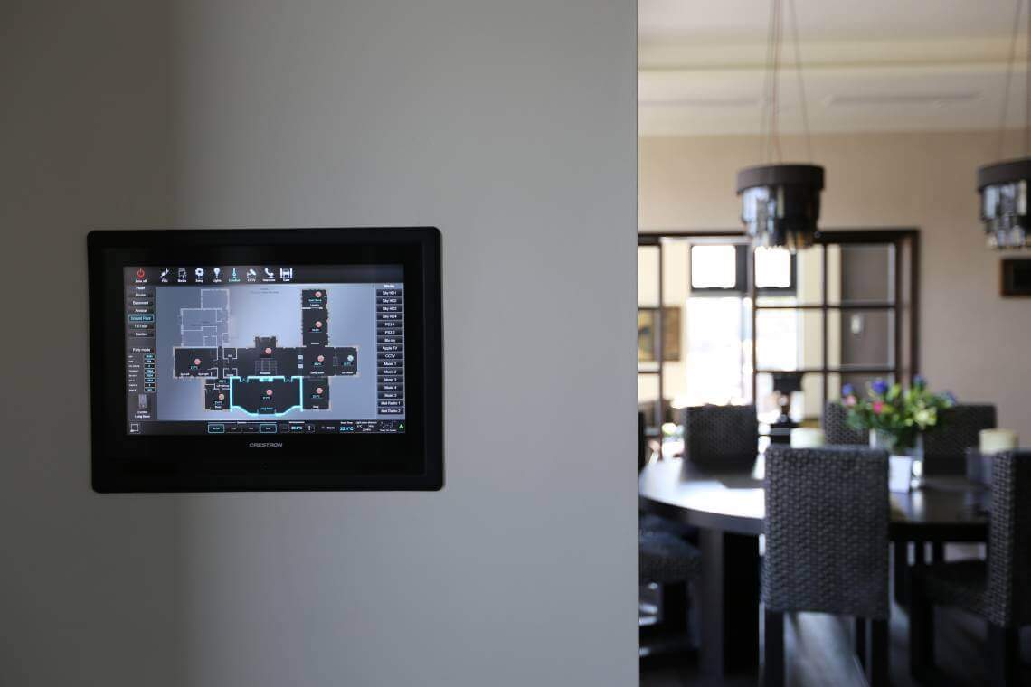 Whole House Control via Crestron Touchpanel