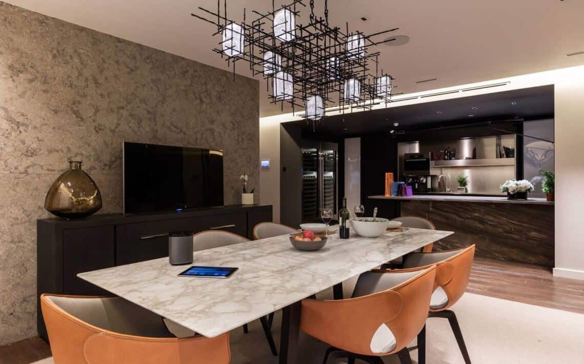Crestron Showroom London - Dining Area