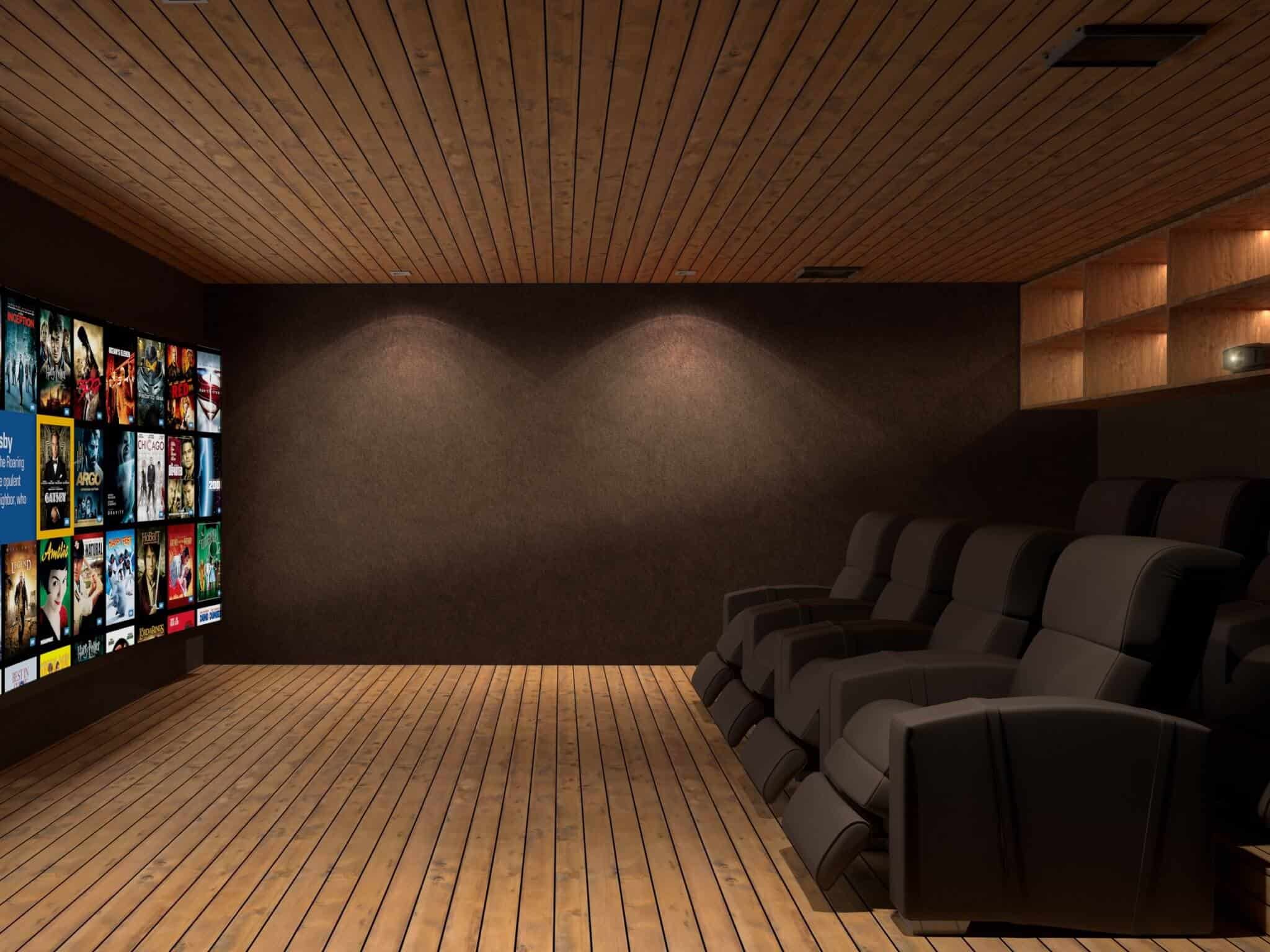 Home Cinema Room - Megeve, France