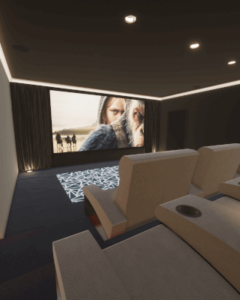 Home Cinema Room in Al Barari, Dubai