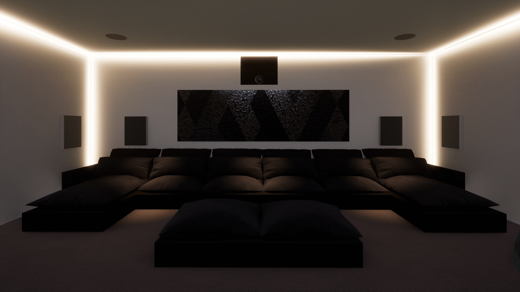 Garage Home Cinema - Hale, Cheshire