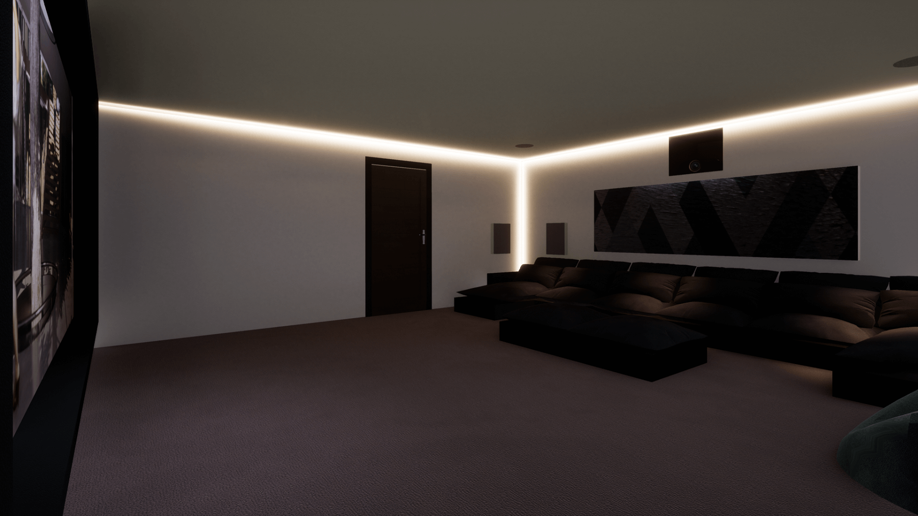 Garage Home Cinema - Hale, Cheshire