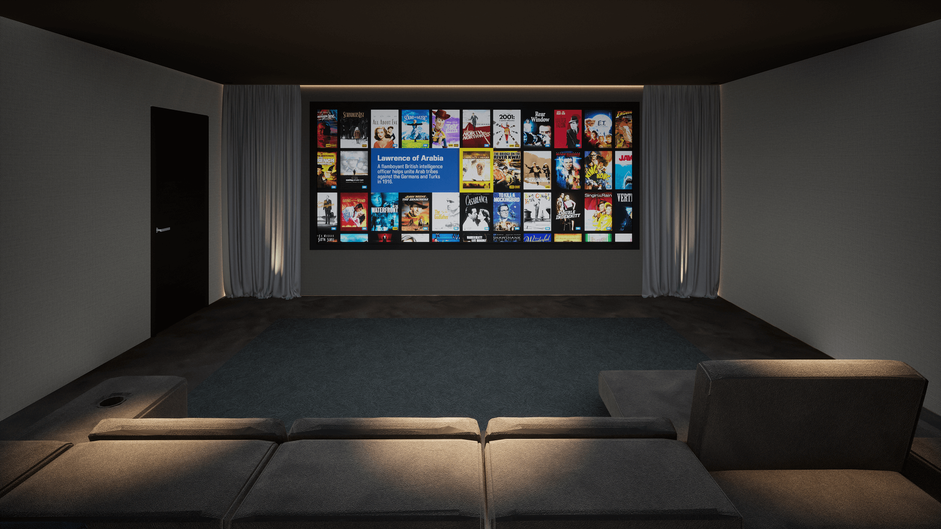 Home Cinema Room in District One, Dubai