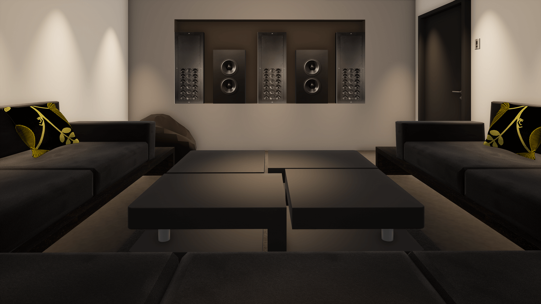 Small Home Cinema Room showing Speakers