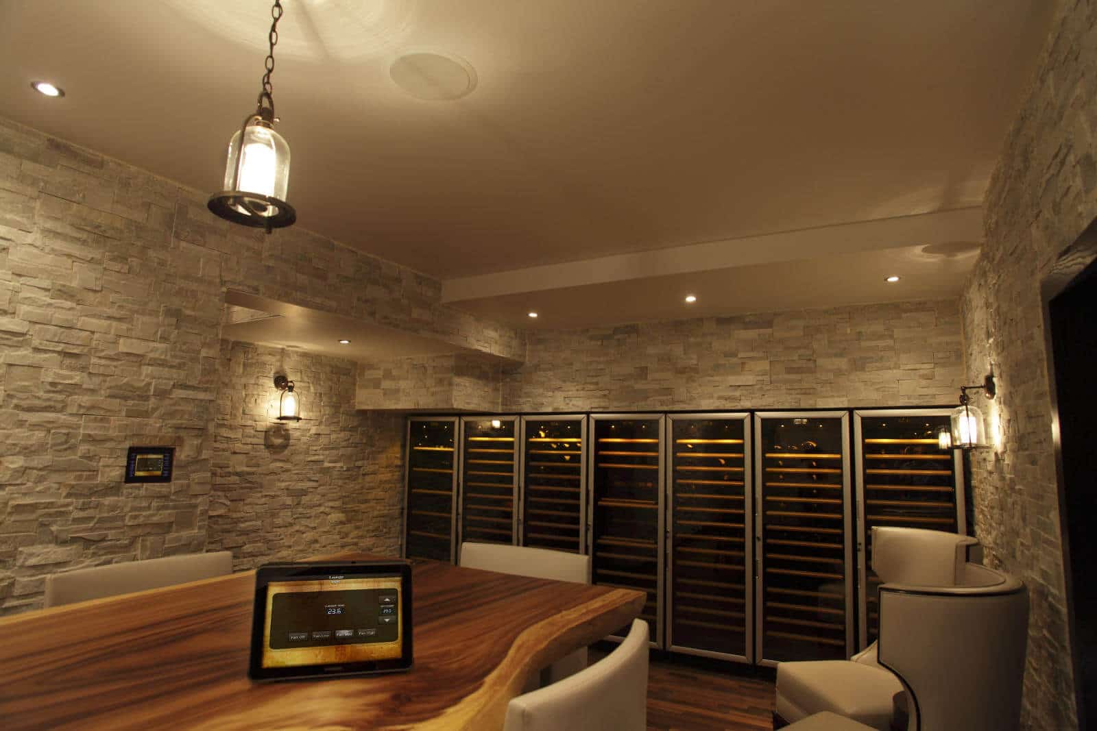 Crestron Controlled Wine Cellar