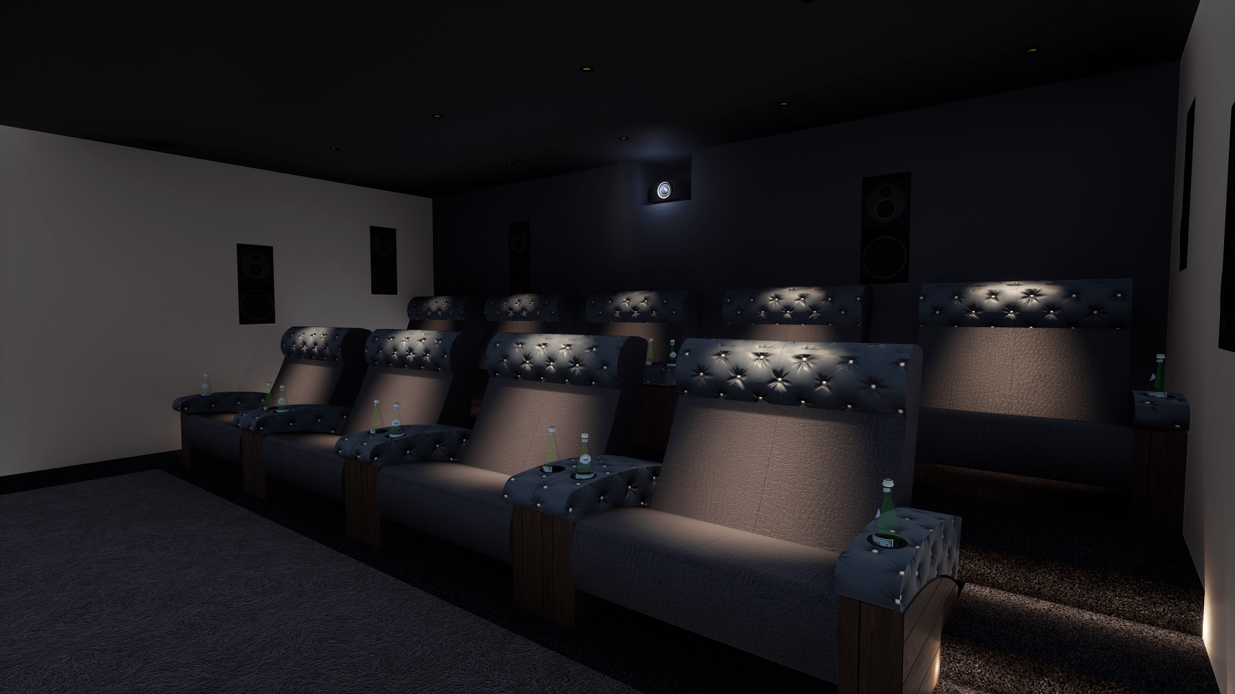 B&W Custom Theater 800 Home Cinema Room
