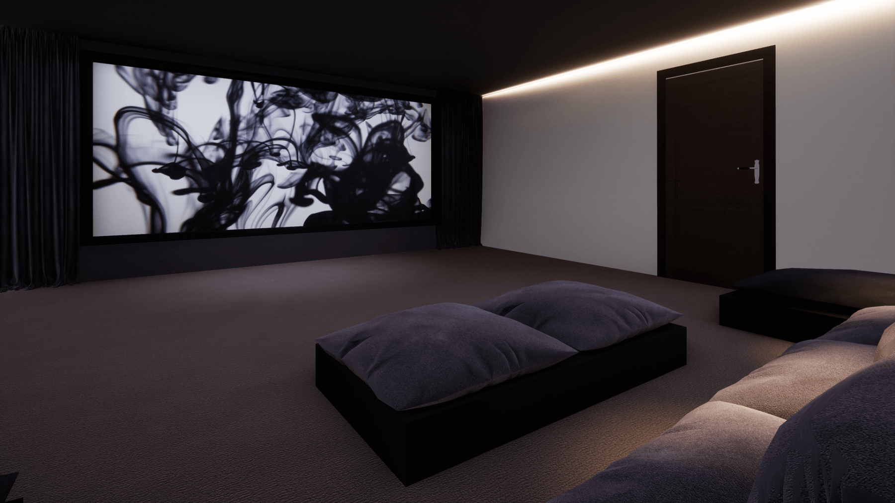 Double Garage Home Cinema Conversion