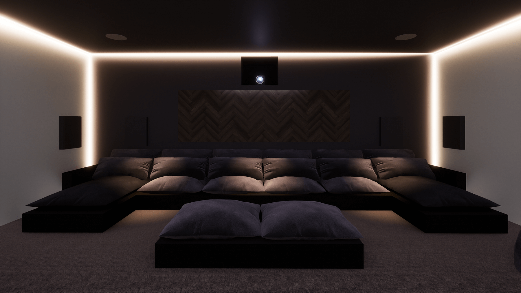 Double Garage Home Cinema Conversion