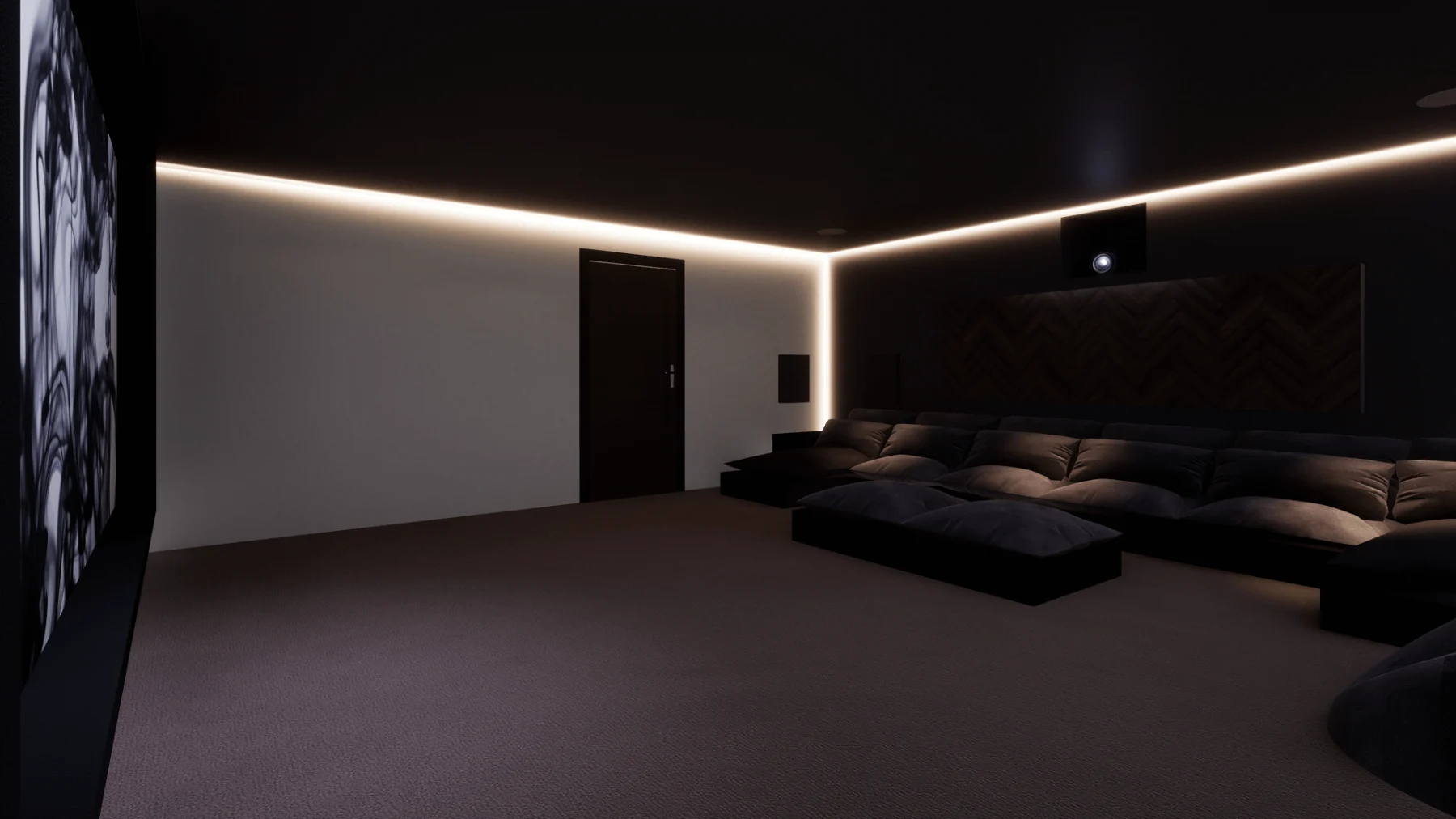 Double Garage Home Cinema Conversion