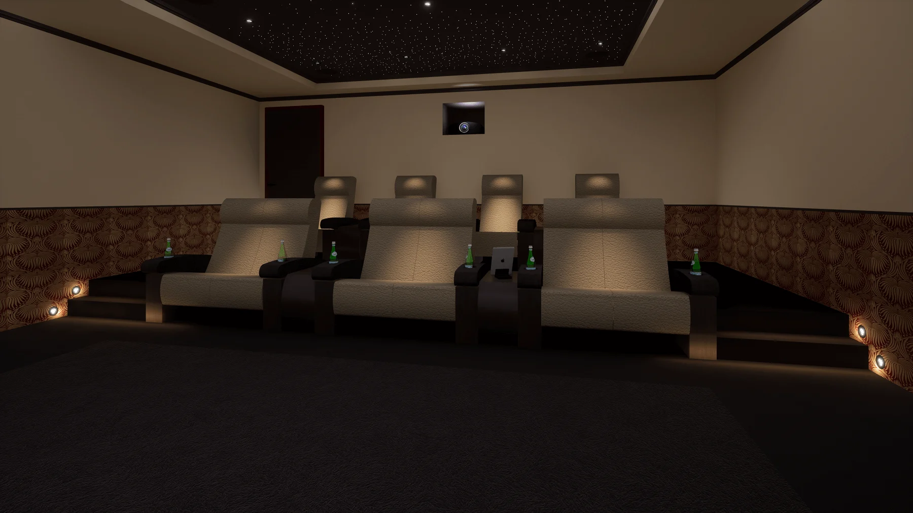Hampstead Home Cinema Room — Cineak Fortuny Seating