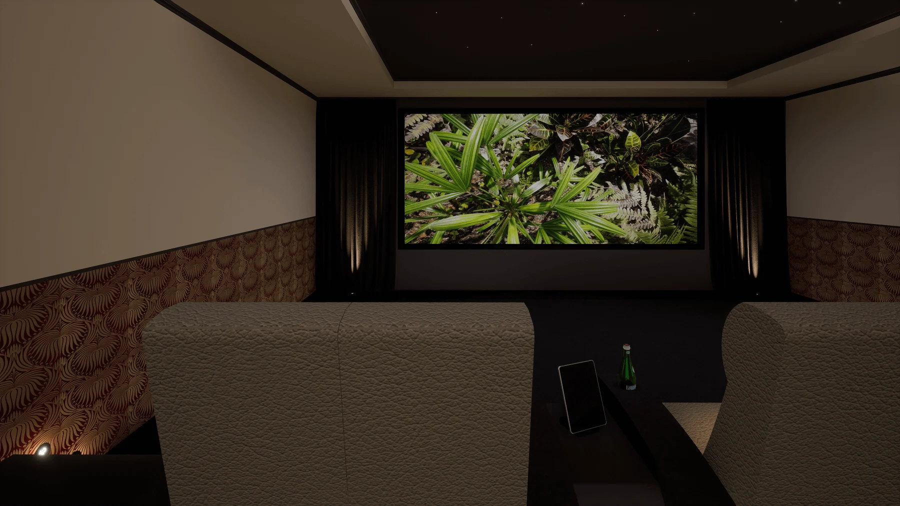 Hampstead Home Cinema Room — View from the Second Row