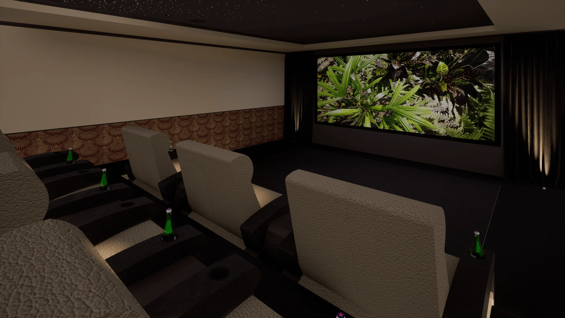 Hampstead Home Cinema Room — Side View