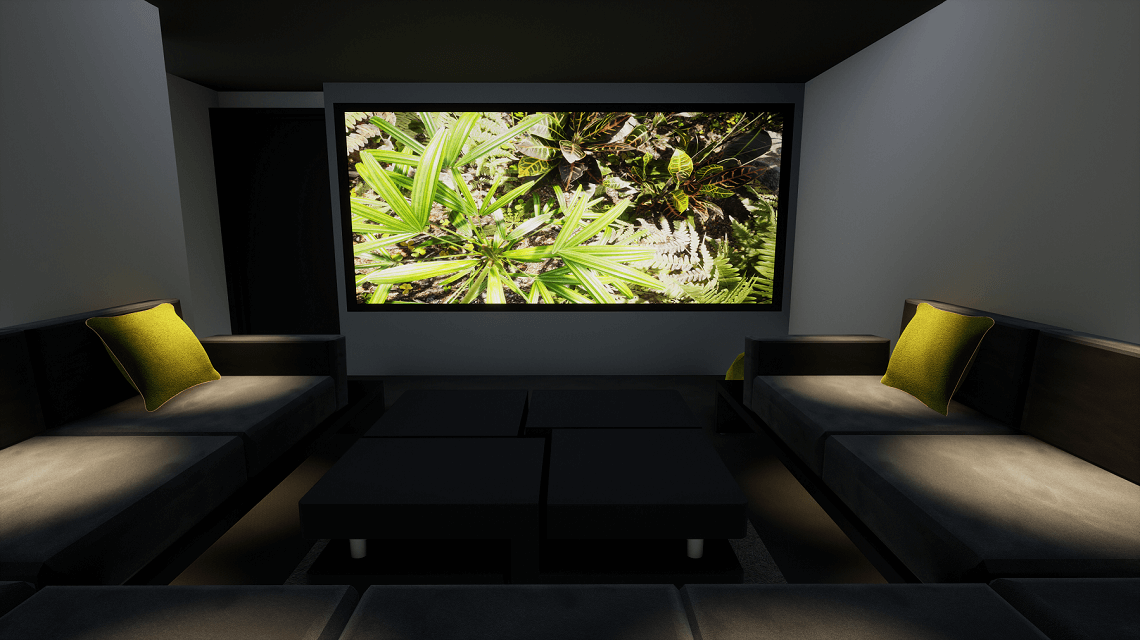 Garage Home Cinema Room - Mill Hill, London