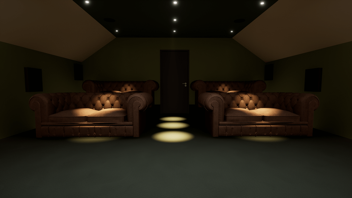 Home Cinema Hertfordshire Lights Dimmed