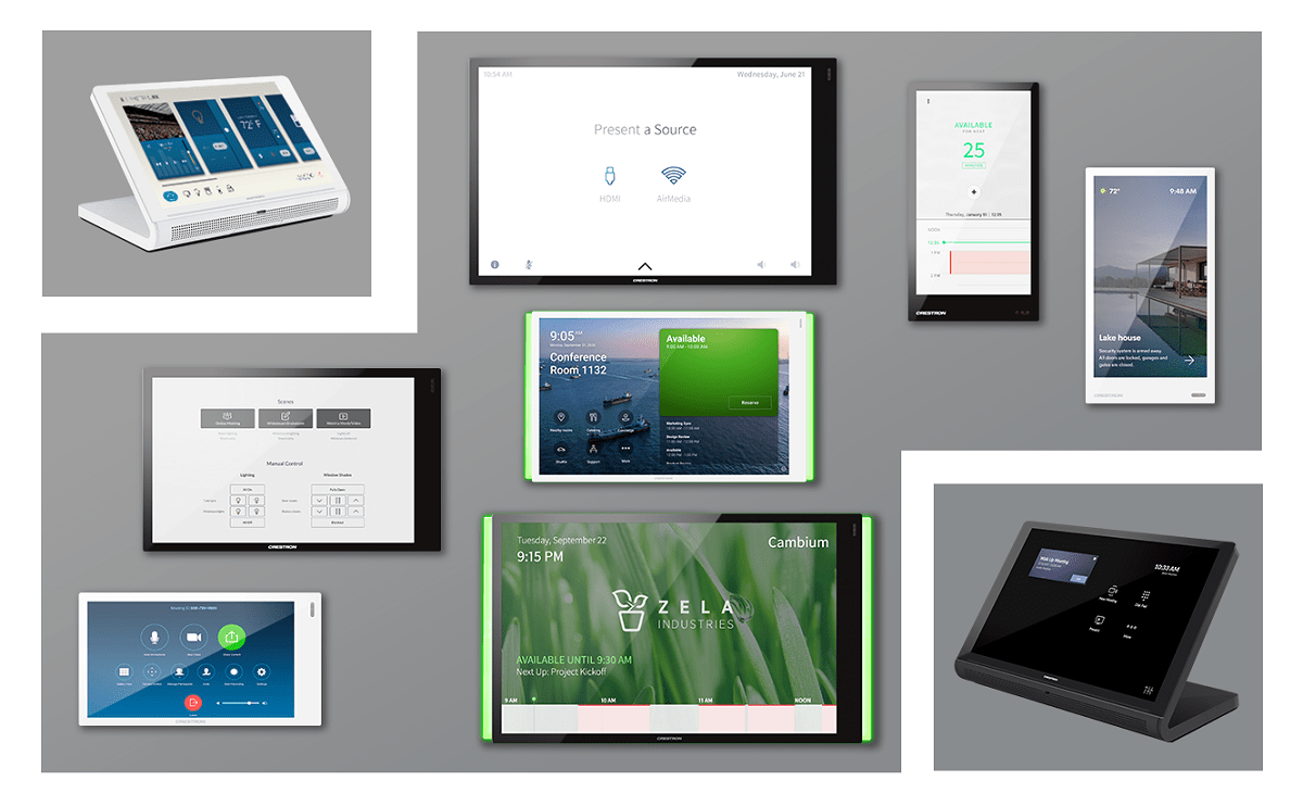 Crestron Touchpanels and Control Surfaces