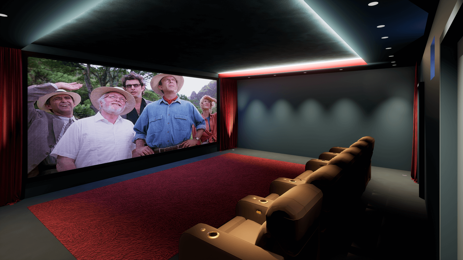 St George's Hill Home Cinema Room