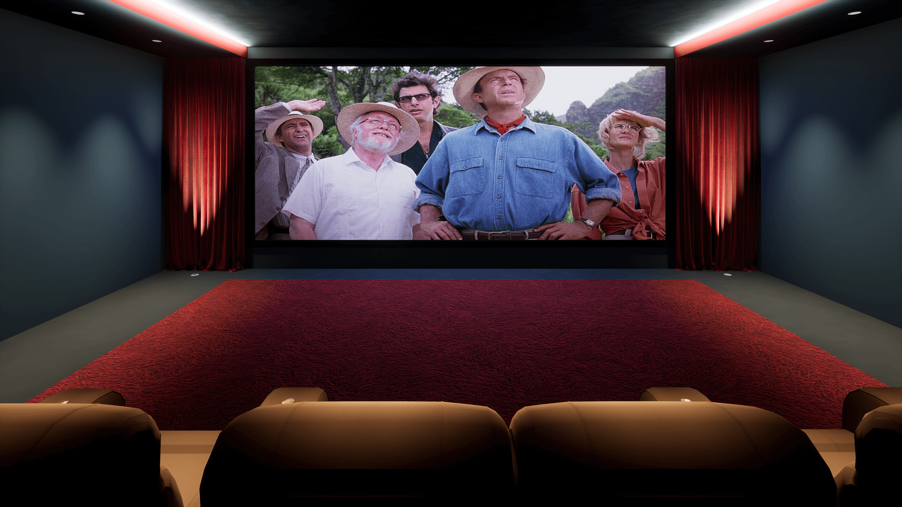 St Georges Hill Cinema Room Screen View