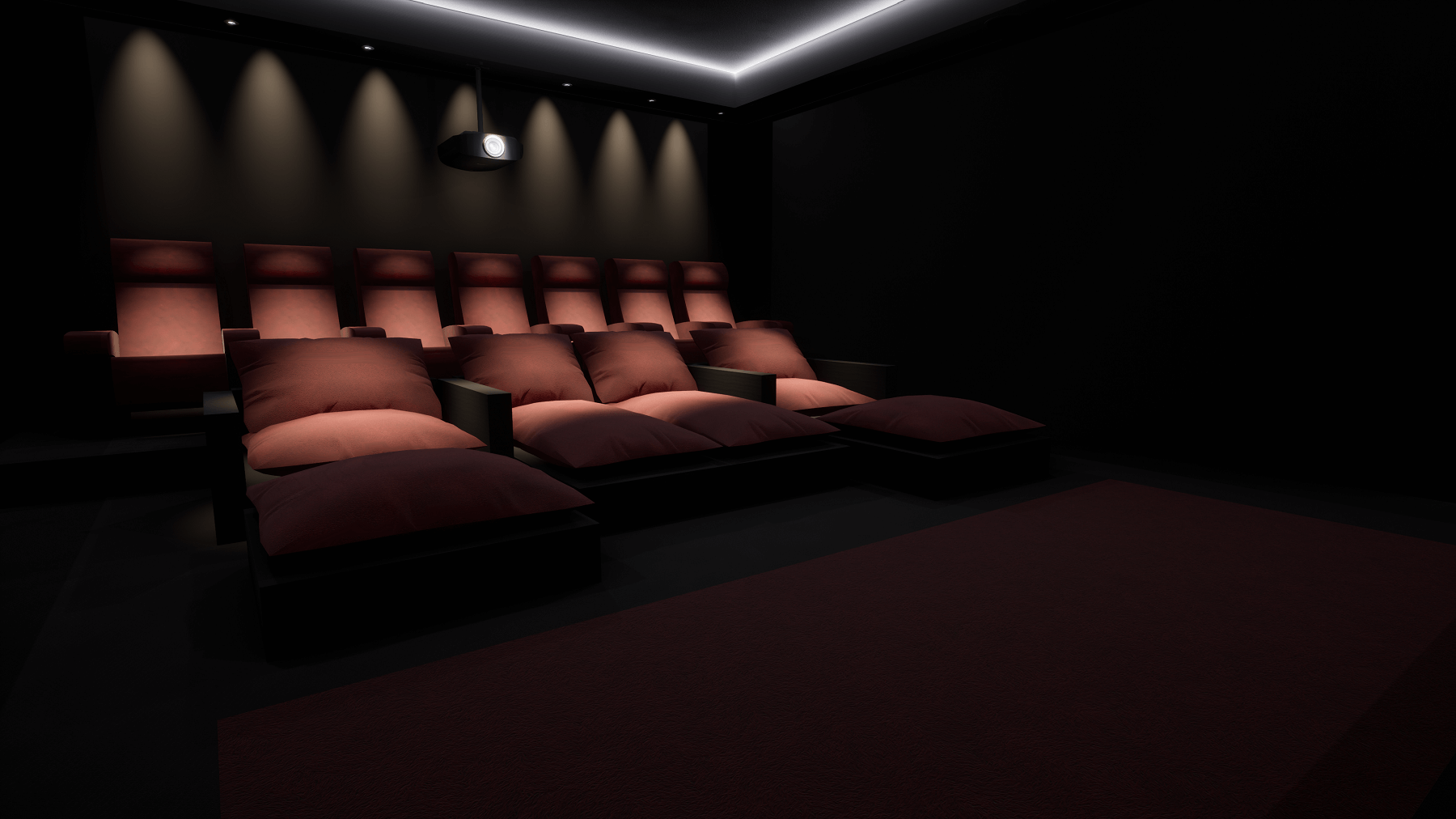 Emirates Hills Cinema Seating