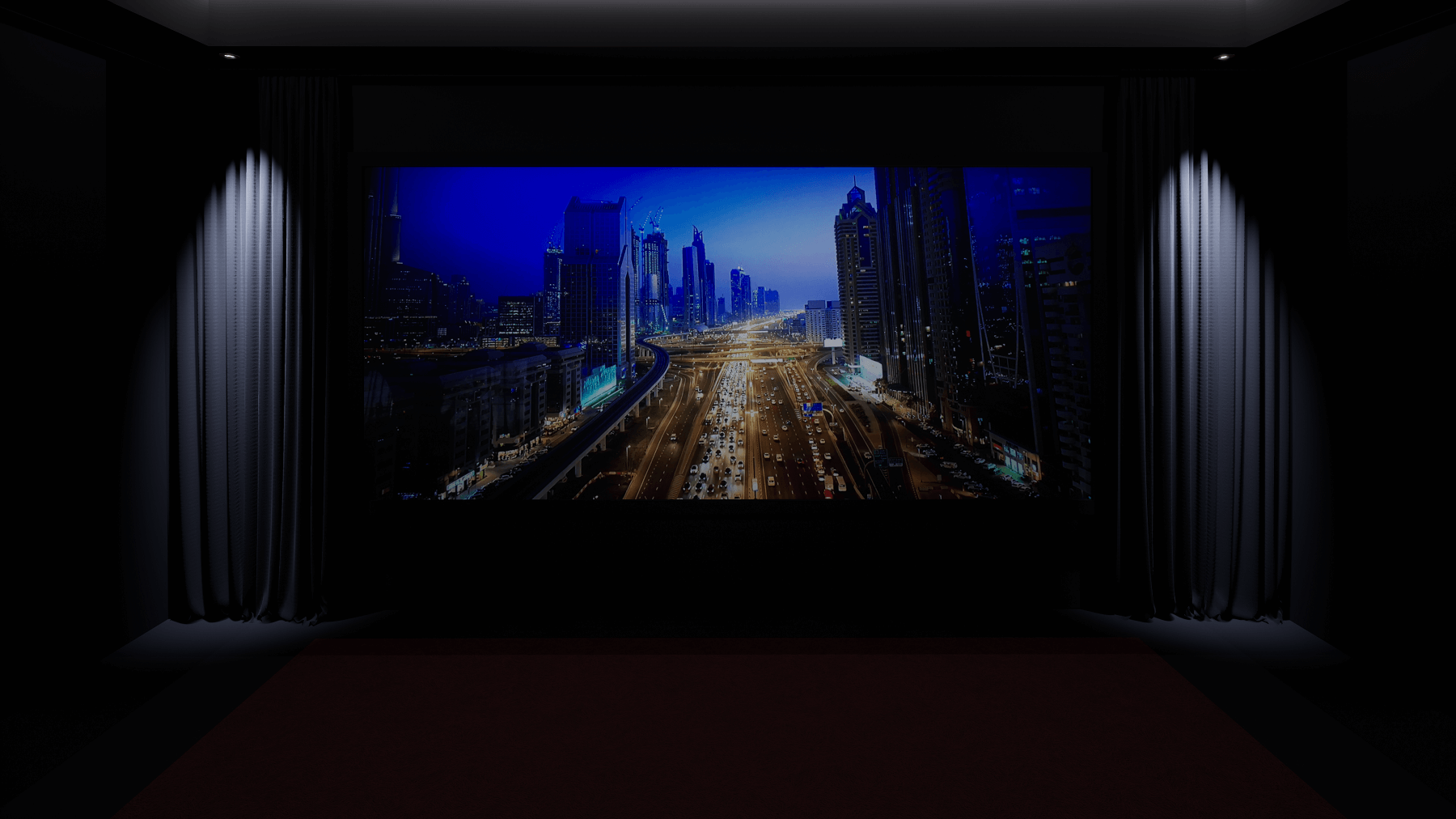 Emirates Hills Cinema Screen