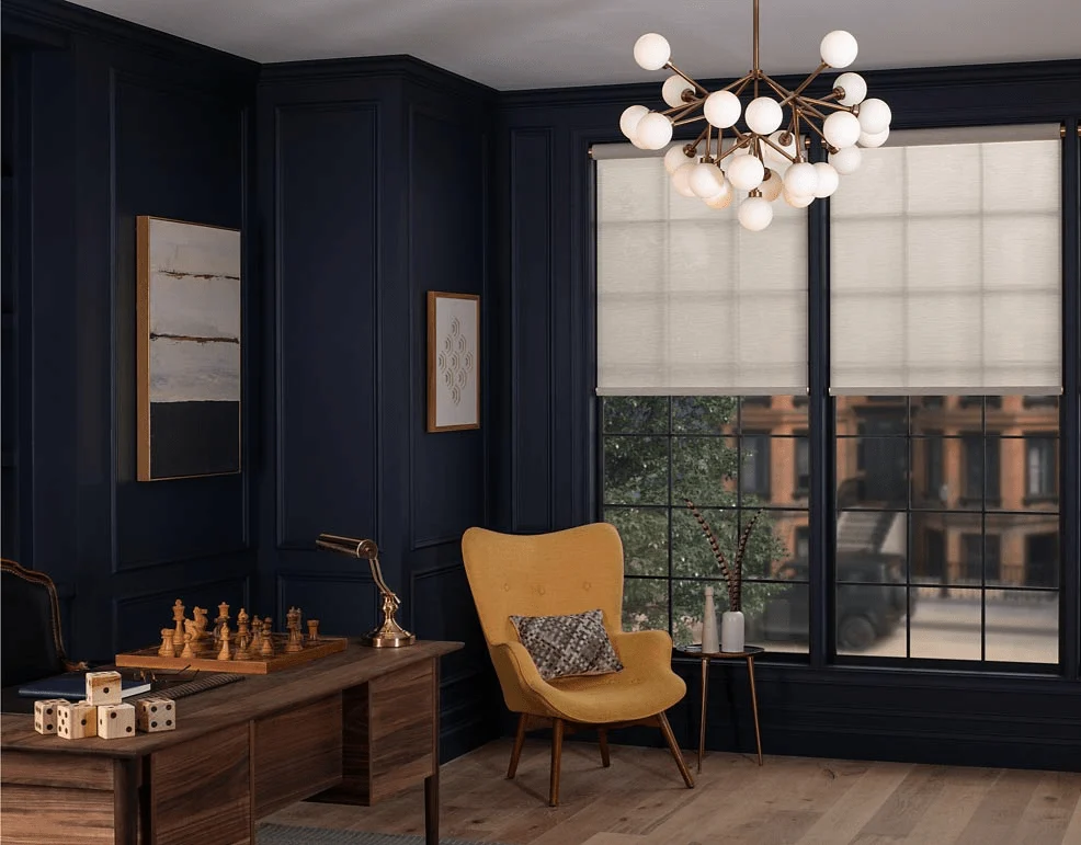 Lutron Palladiom wire-free motorised blinds