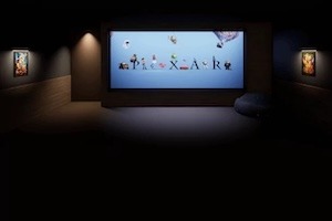 Properly sized projector screen