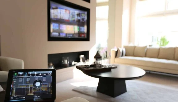 Whole-home Crestron automation, Kensington Mews, London