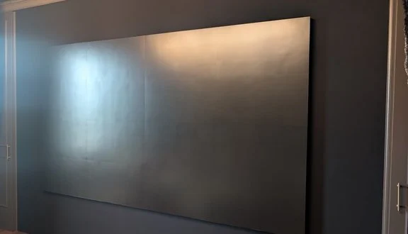 Steinway Lyngdorf media room cinema with Samsung The Wall display in a villa in Rome, Italy