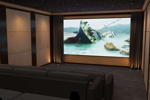 Stone Cottage Converted to a Cinema, Scottish Estate