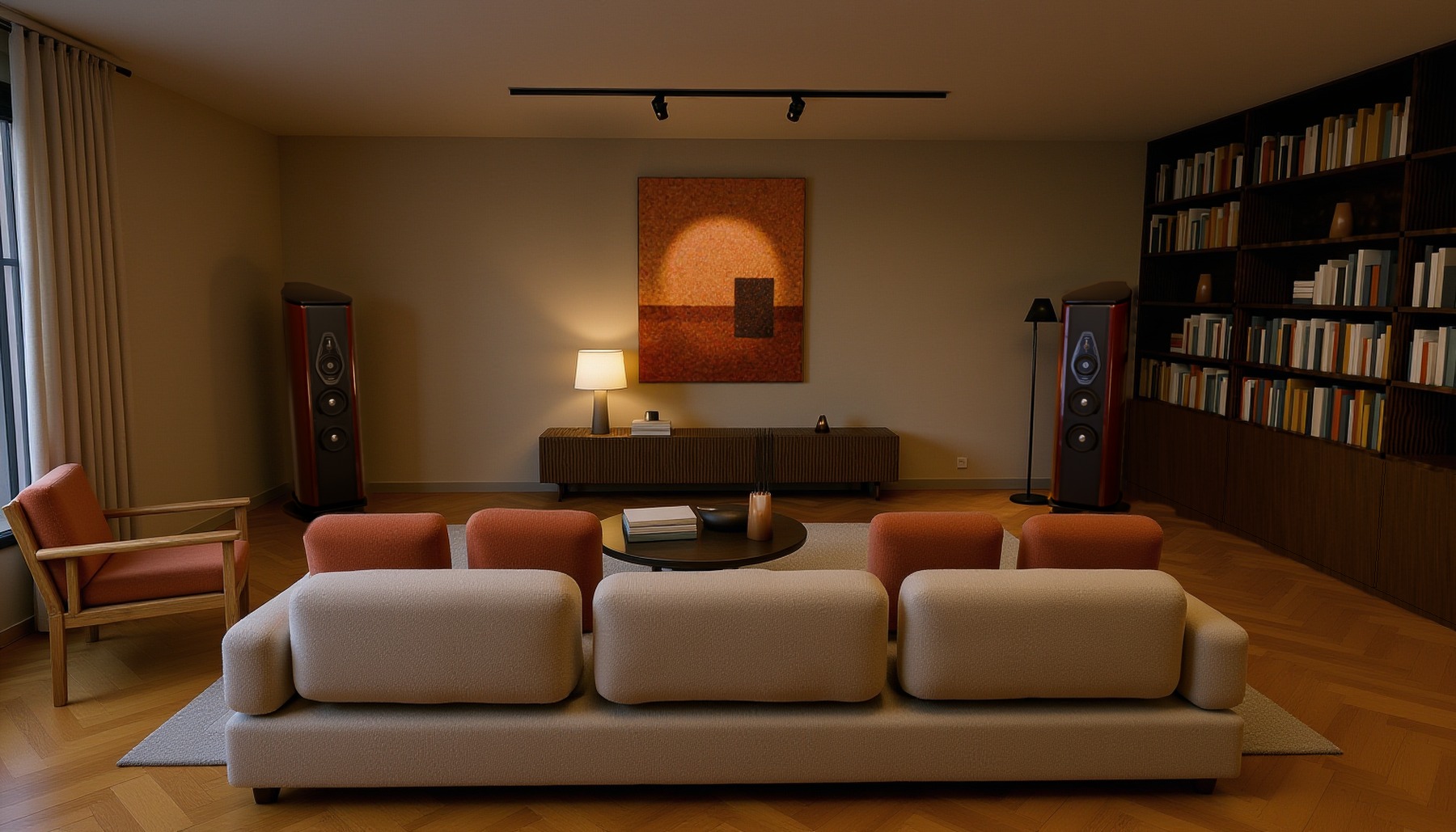 Sonmus Faber Aida in a living room